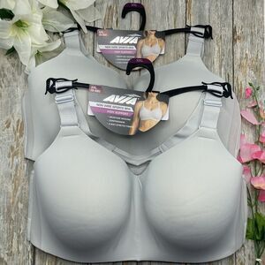 Women's Active High Impact Wireless Sports Bra 2-Pack Size XXL